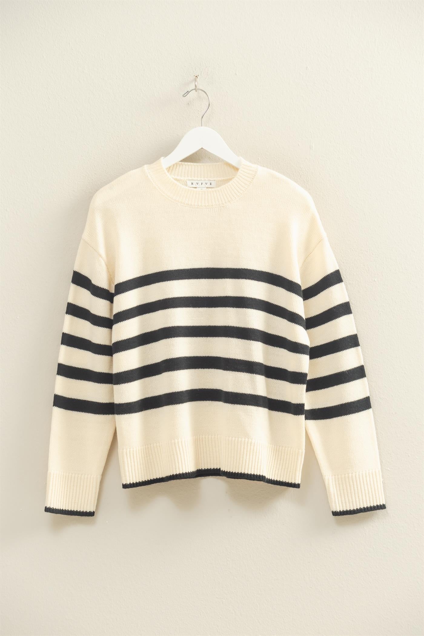 Striped Crew Neck