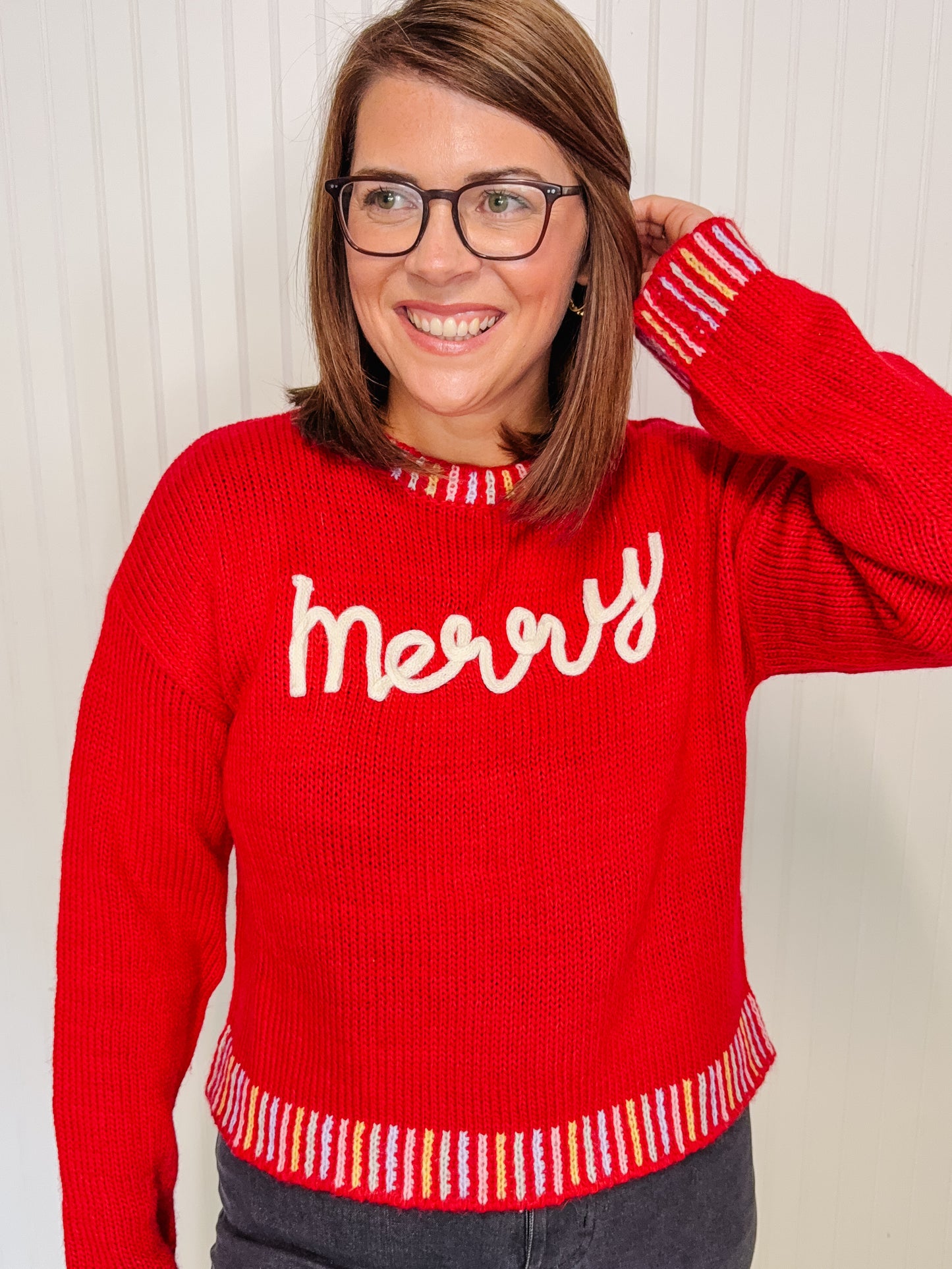 Merry Embroidered Sweater