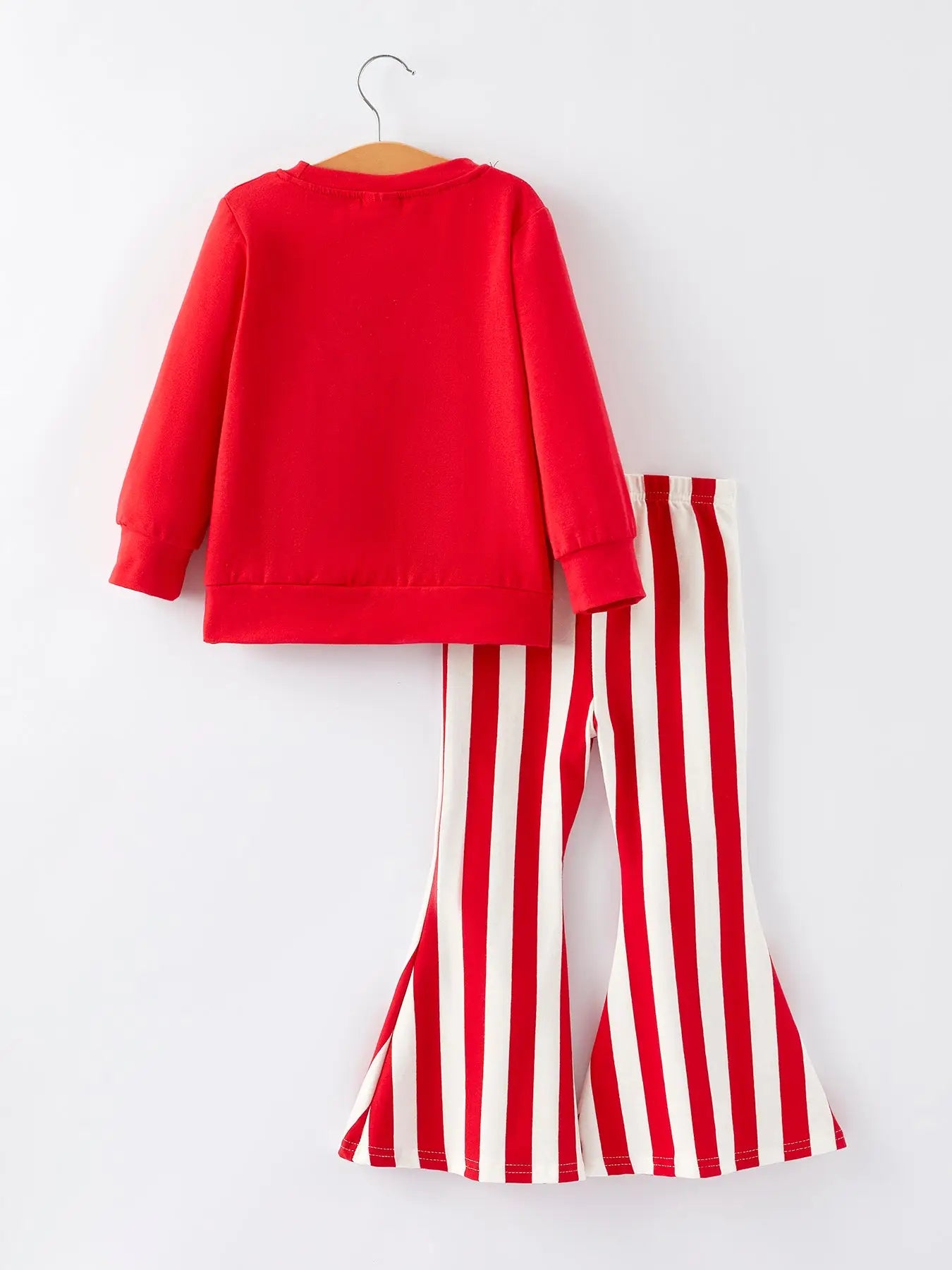 Christmas Girls Striped Set