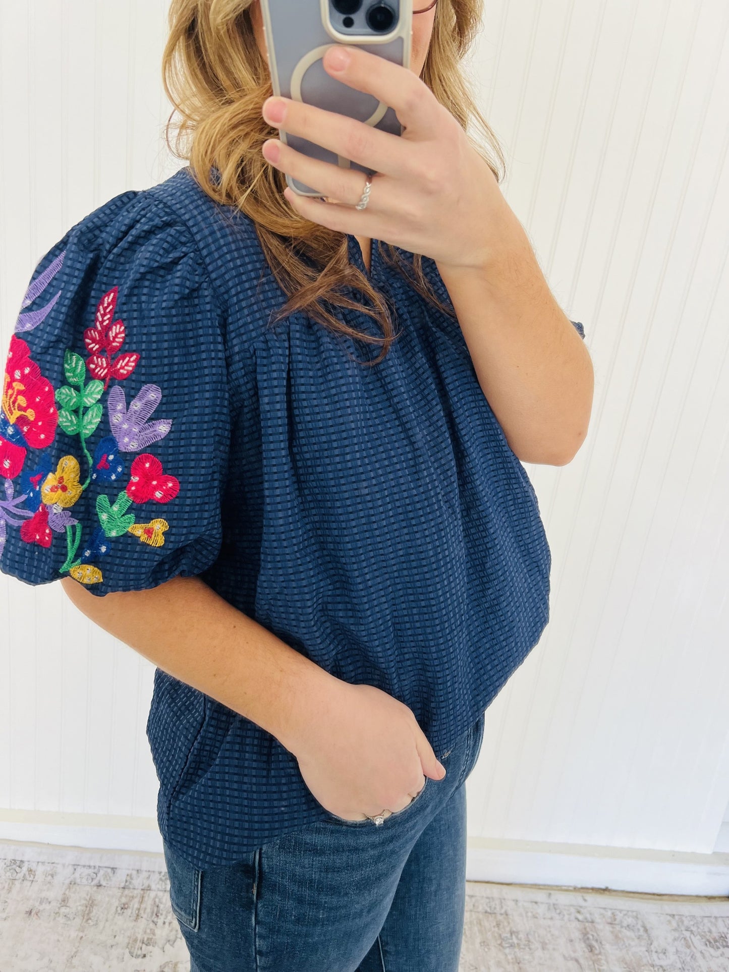 Embroidered Short Sleeve