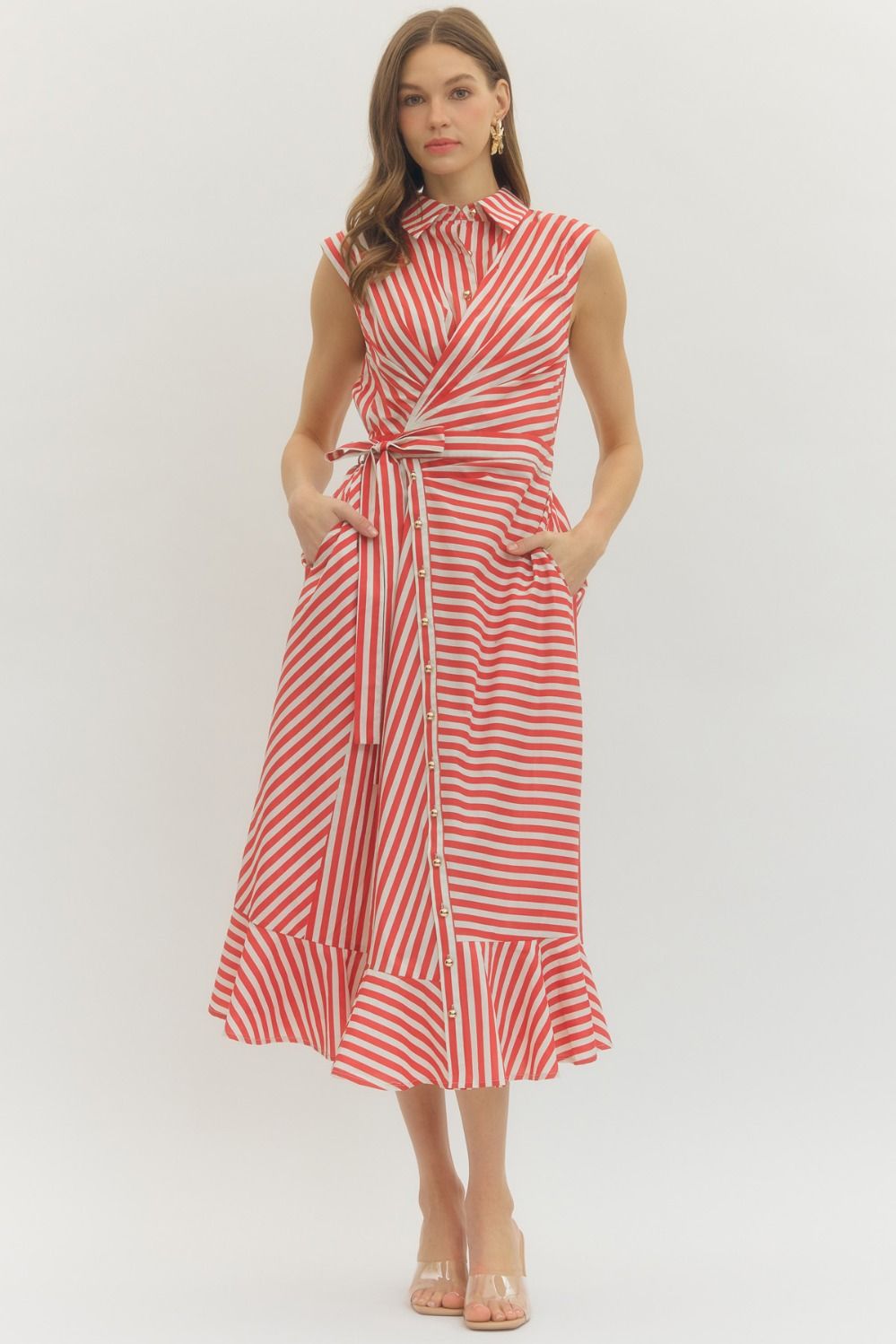 Red Wrap Dress