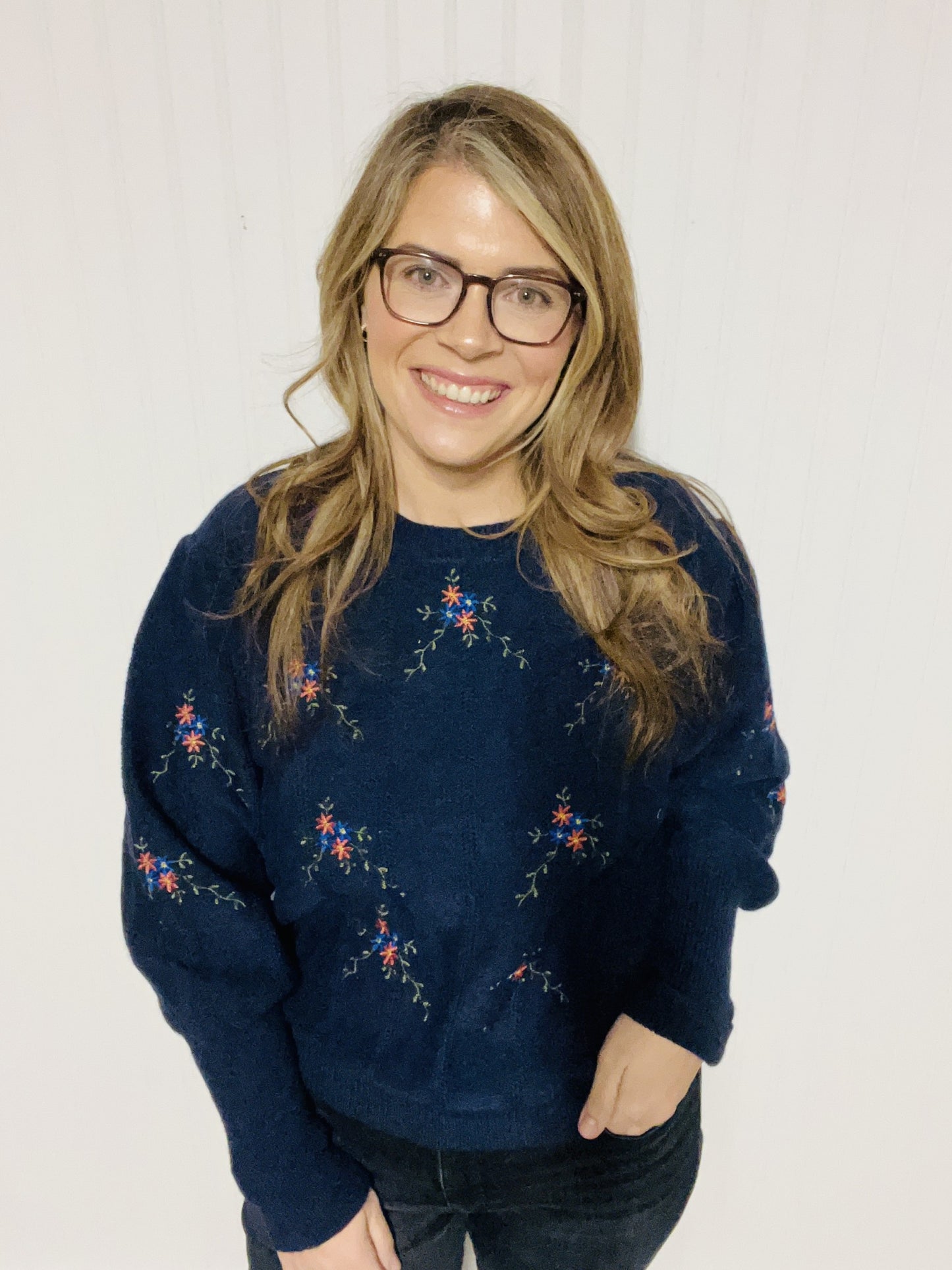 Navy Sweater