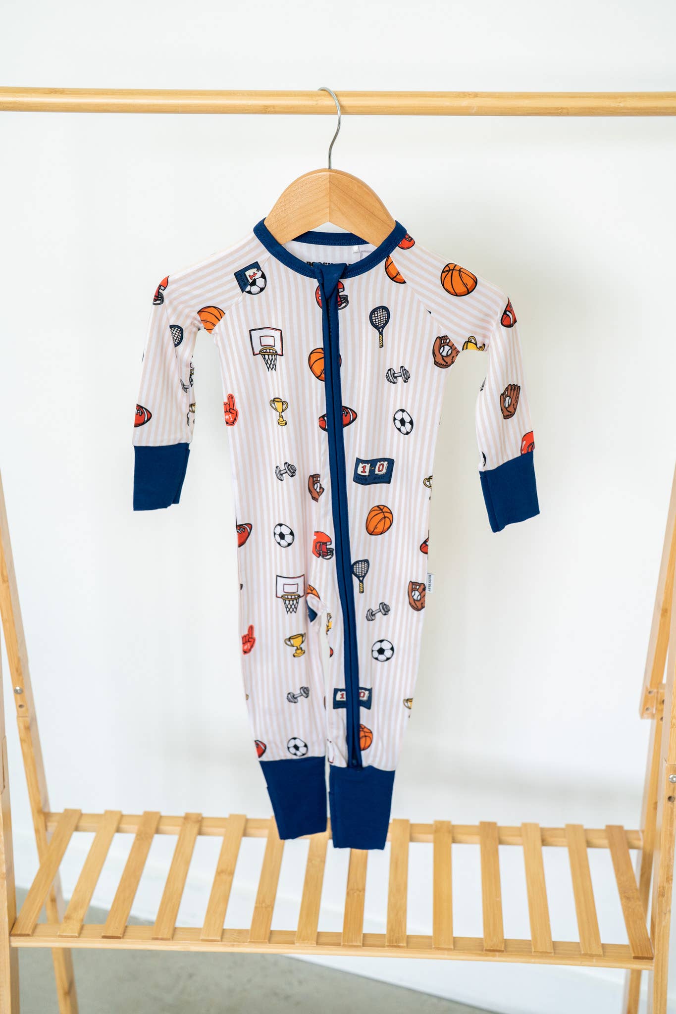 Vintage Varsity Sports Bamboo Zippy 🏈⚾️