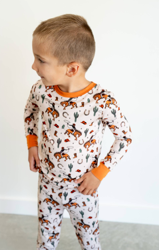 Wild West Rodeo Bamboo Pajamas 🤠🐎🌵