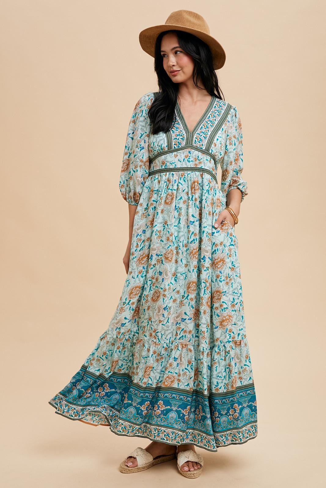 Blue Maxi Dress