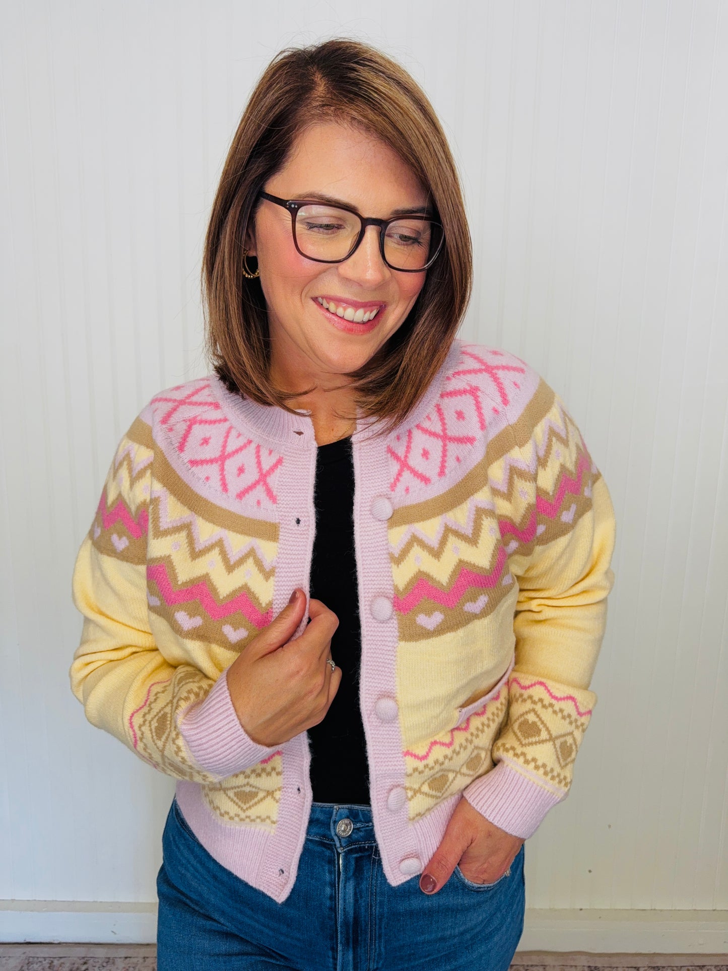 Heart Sweater Cardigan