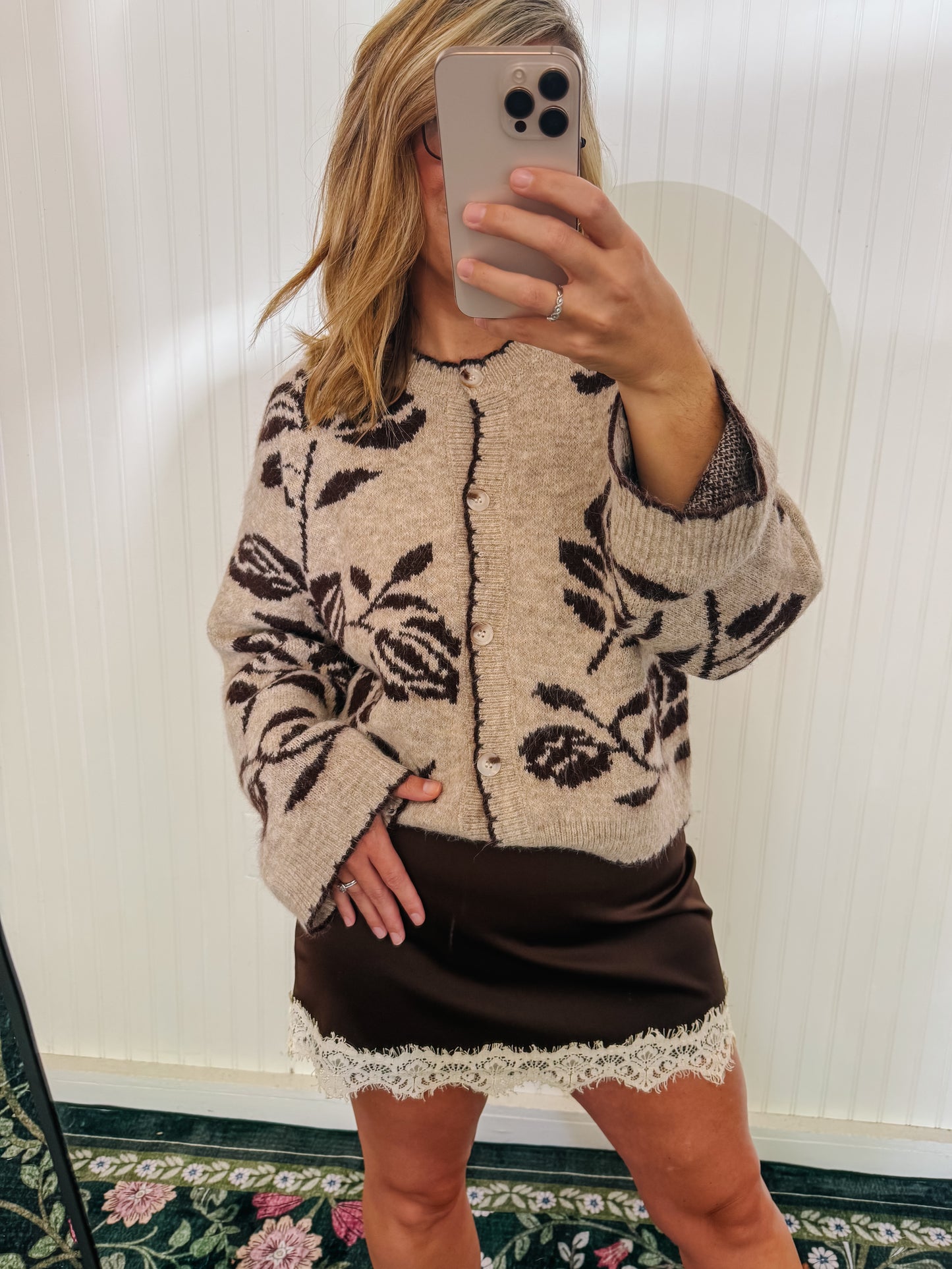Floral Sweater