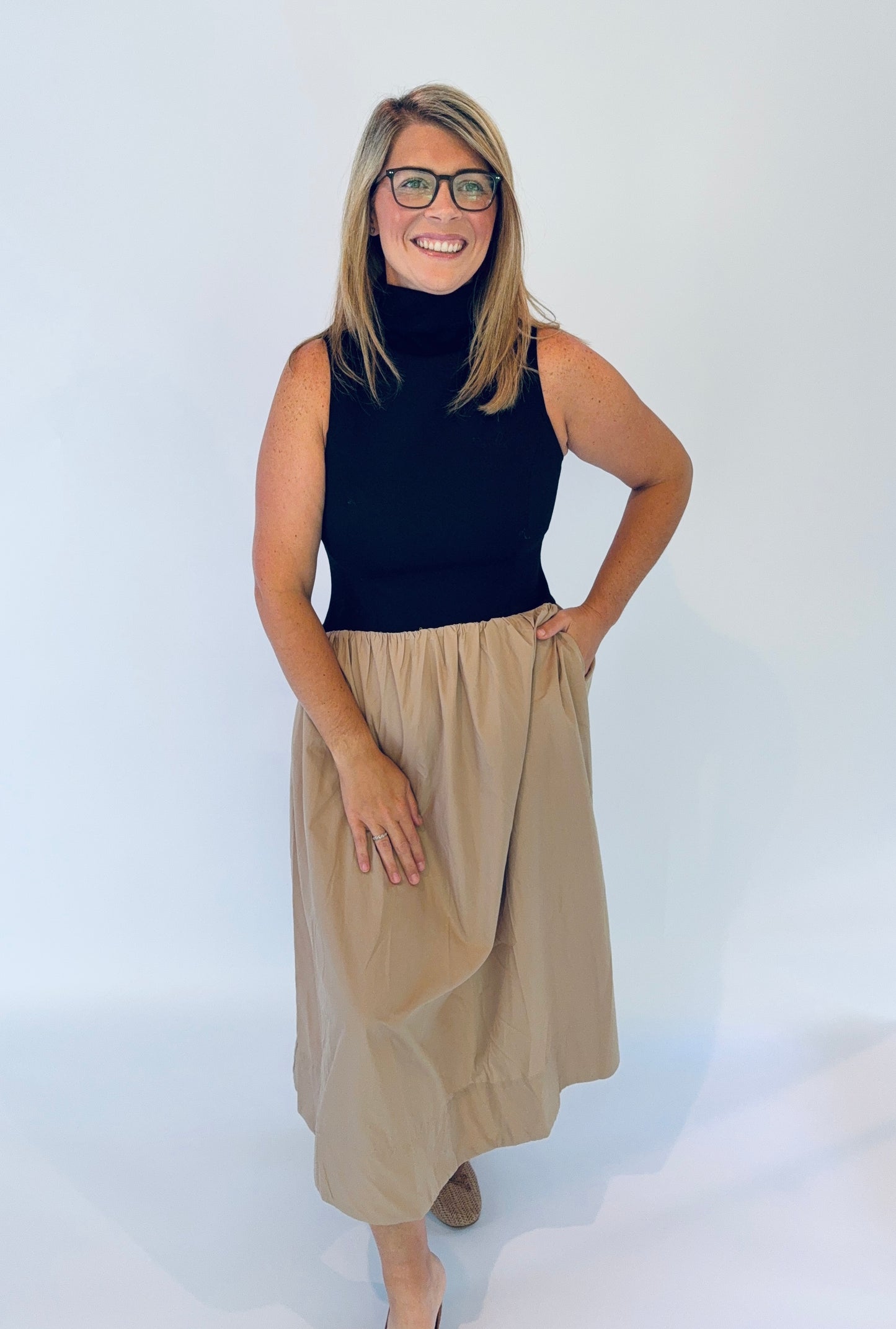 Sleeveless Midi Dress