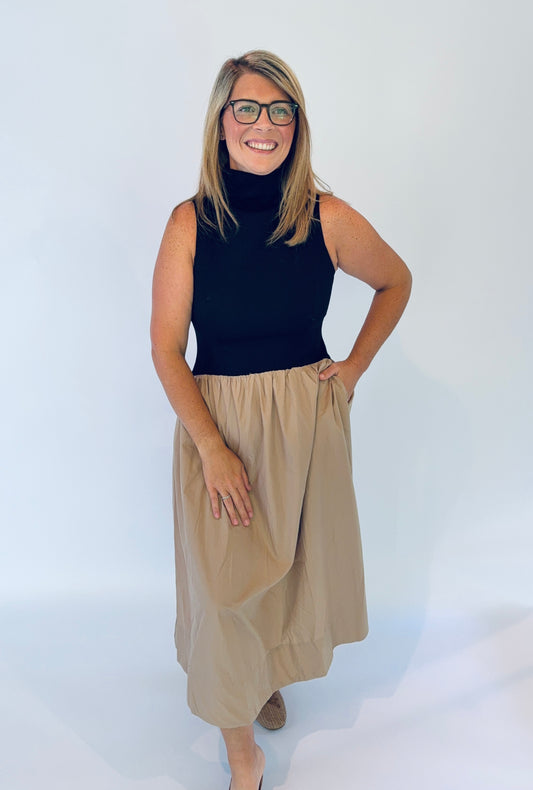 Sleeveless Midi Dress