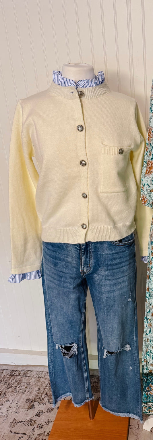 Cream Cardigan