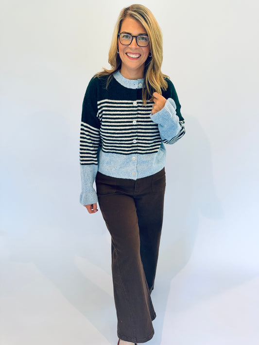 Hunter Green Cardigan