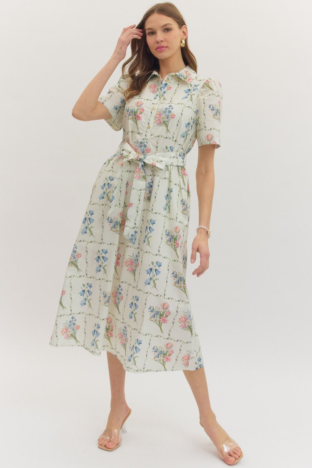 Midi Botanical Dress