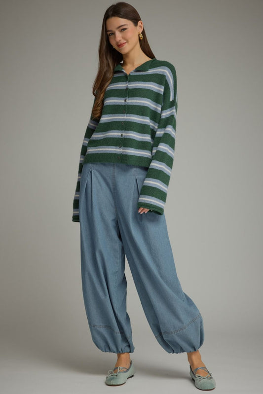 Hunter Green Cardigan