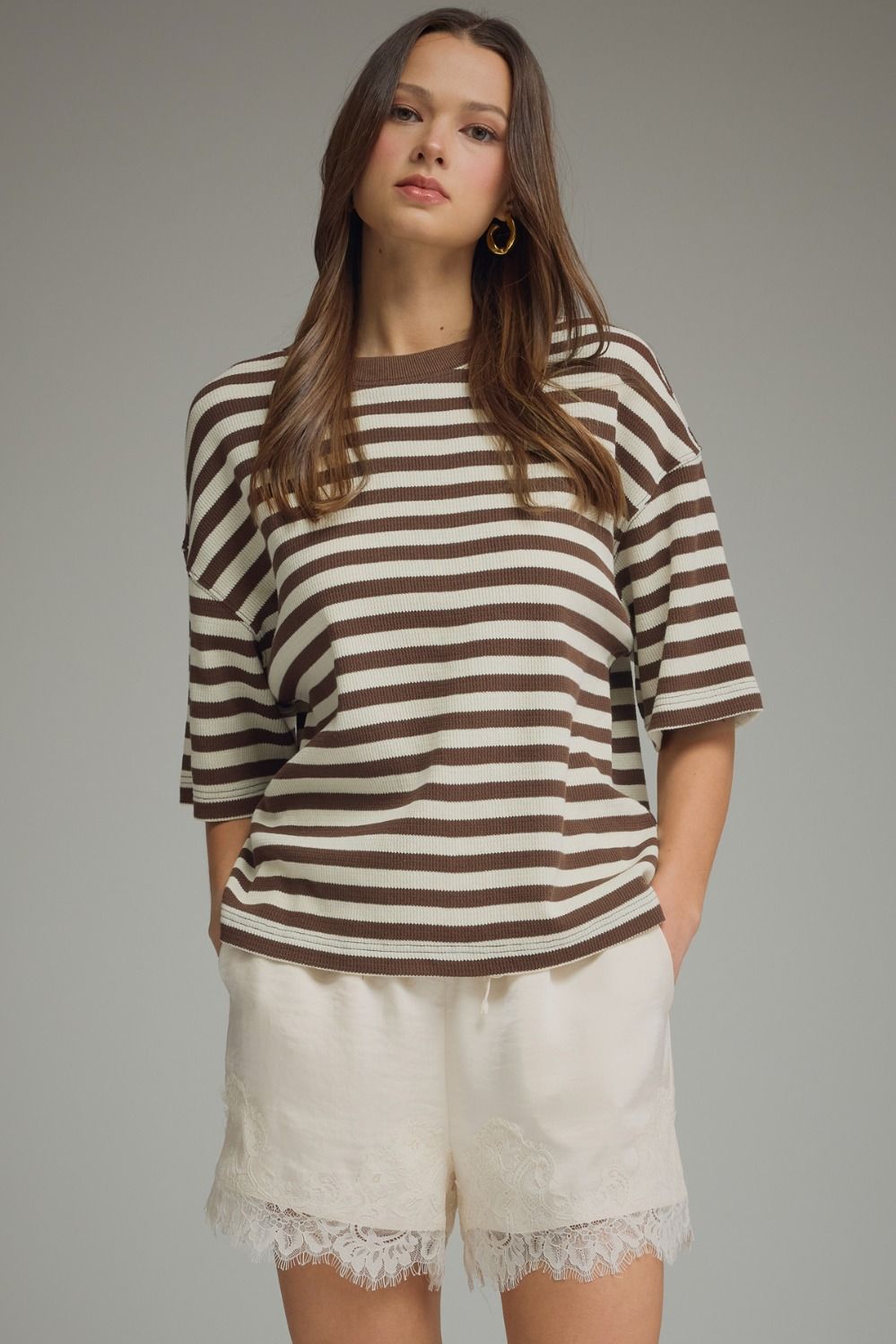 Brown Short Sleeve