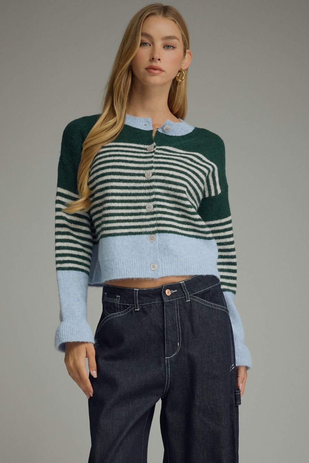 Hunter Green Cardigan