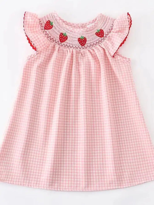 Girls Strawberry Dress