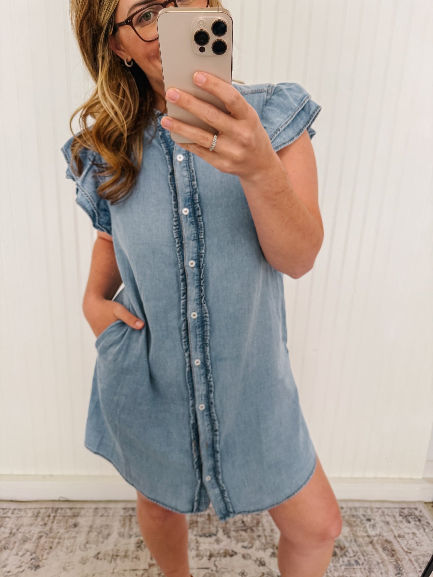 Denim Mini Dress