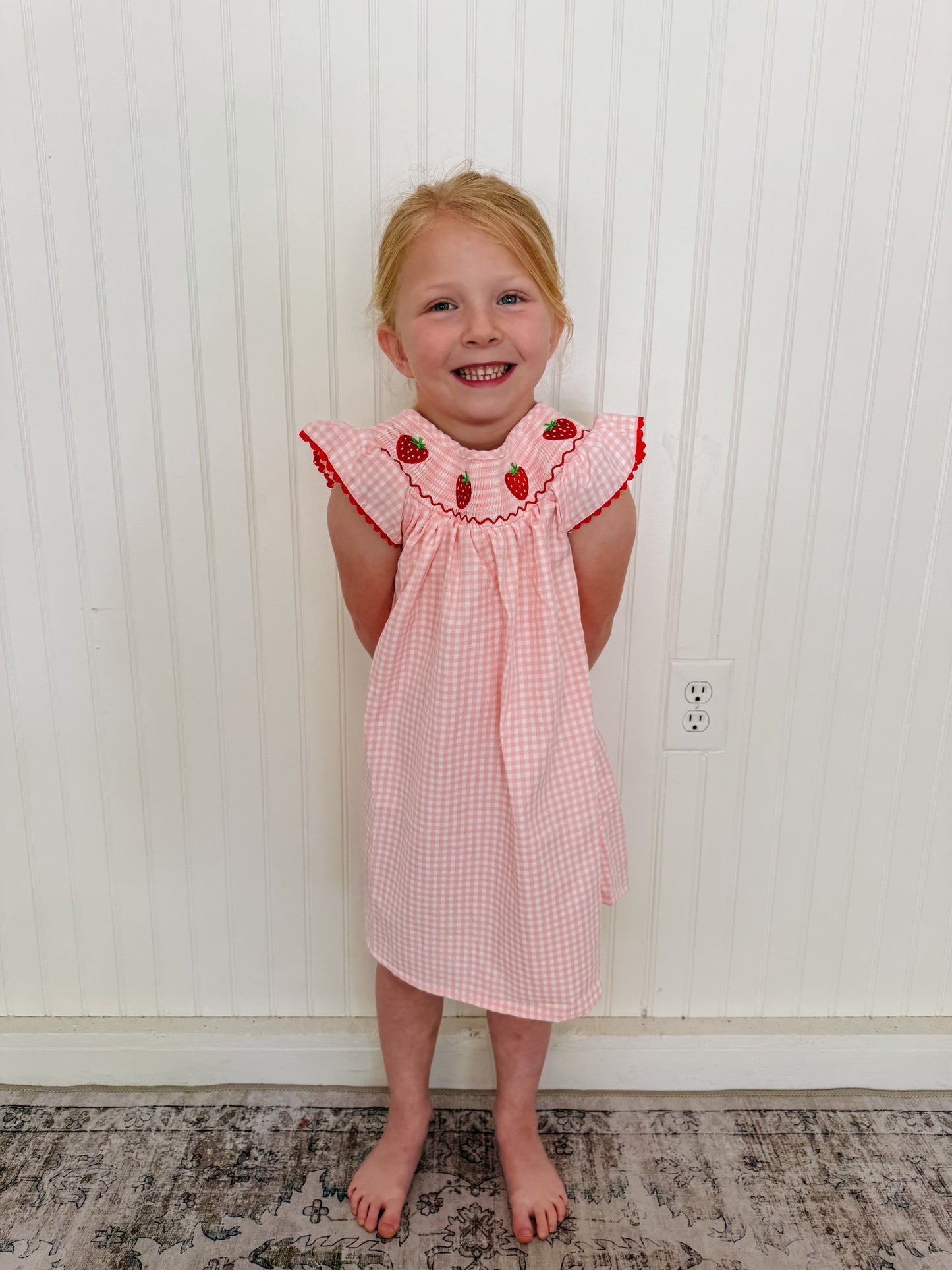 Girls Strawberry Dress