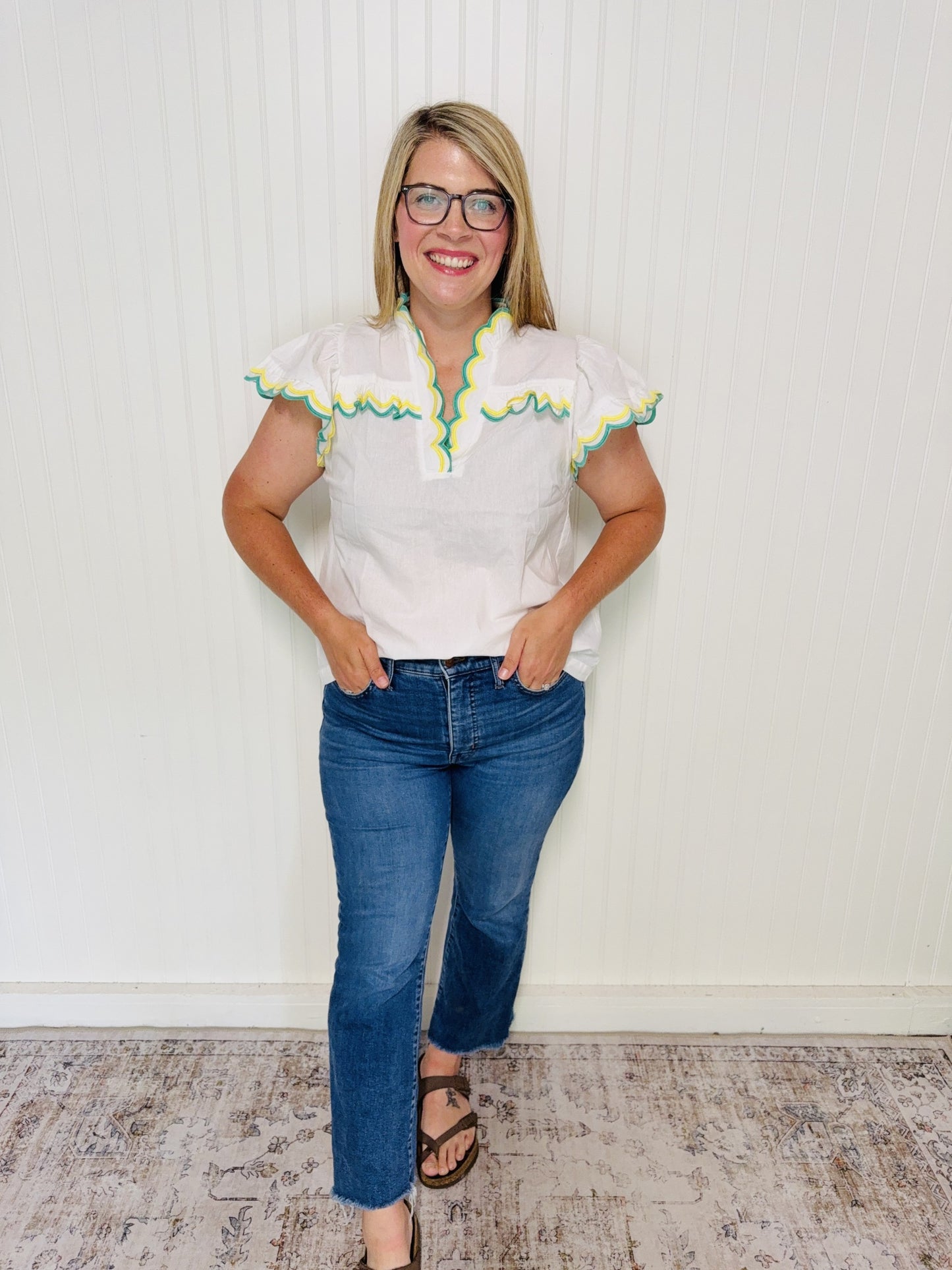 Scallop Blouse