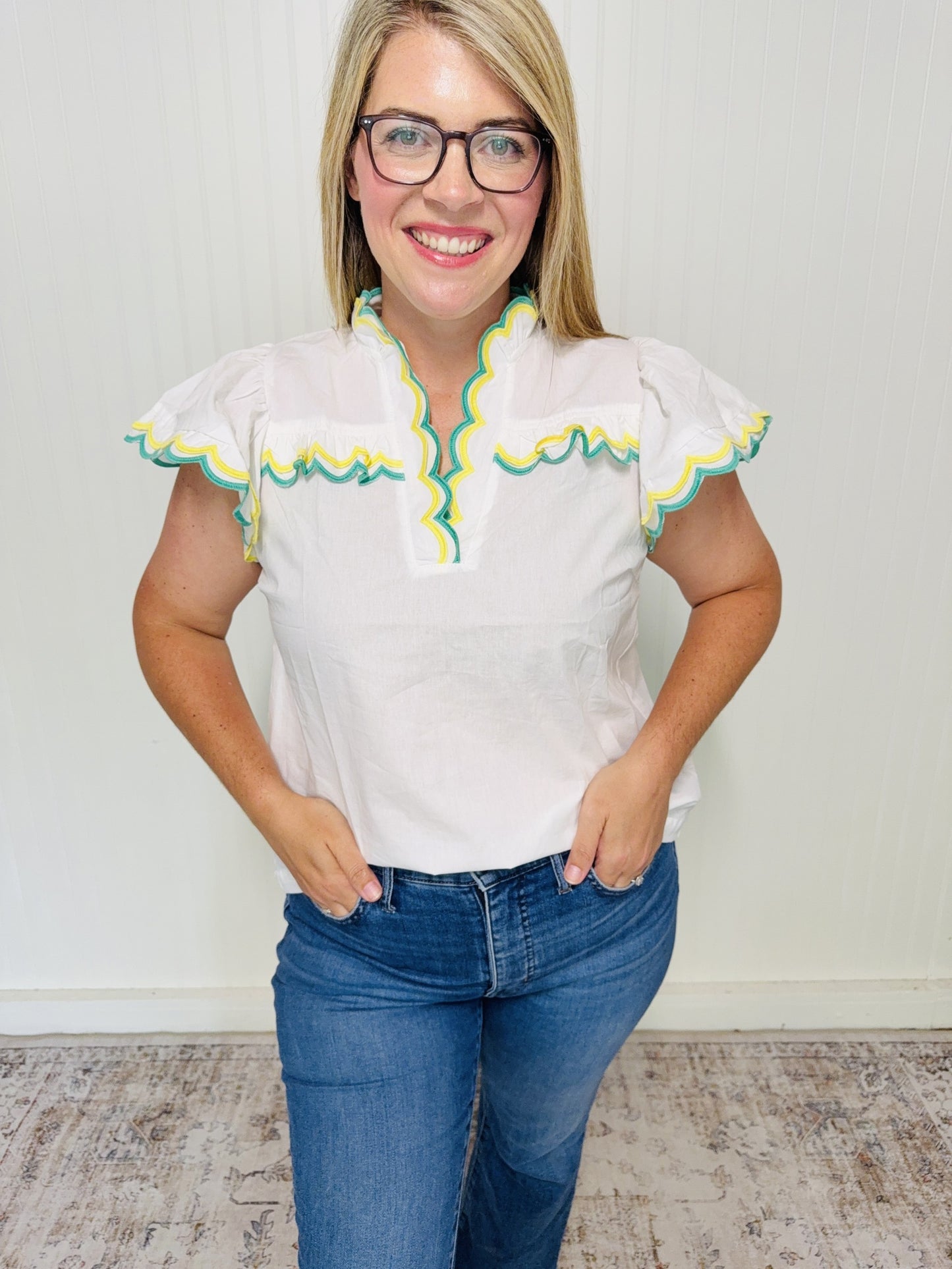 Scallop Blouse
